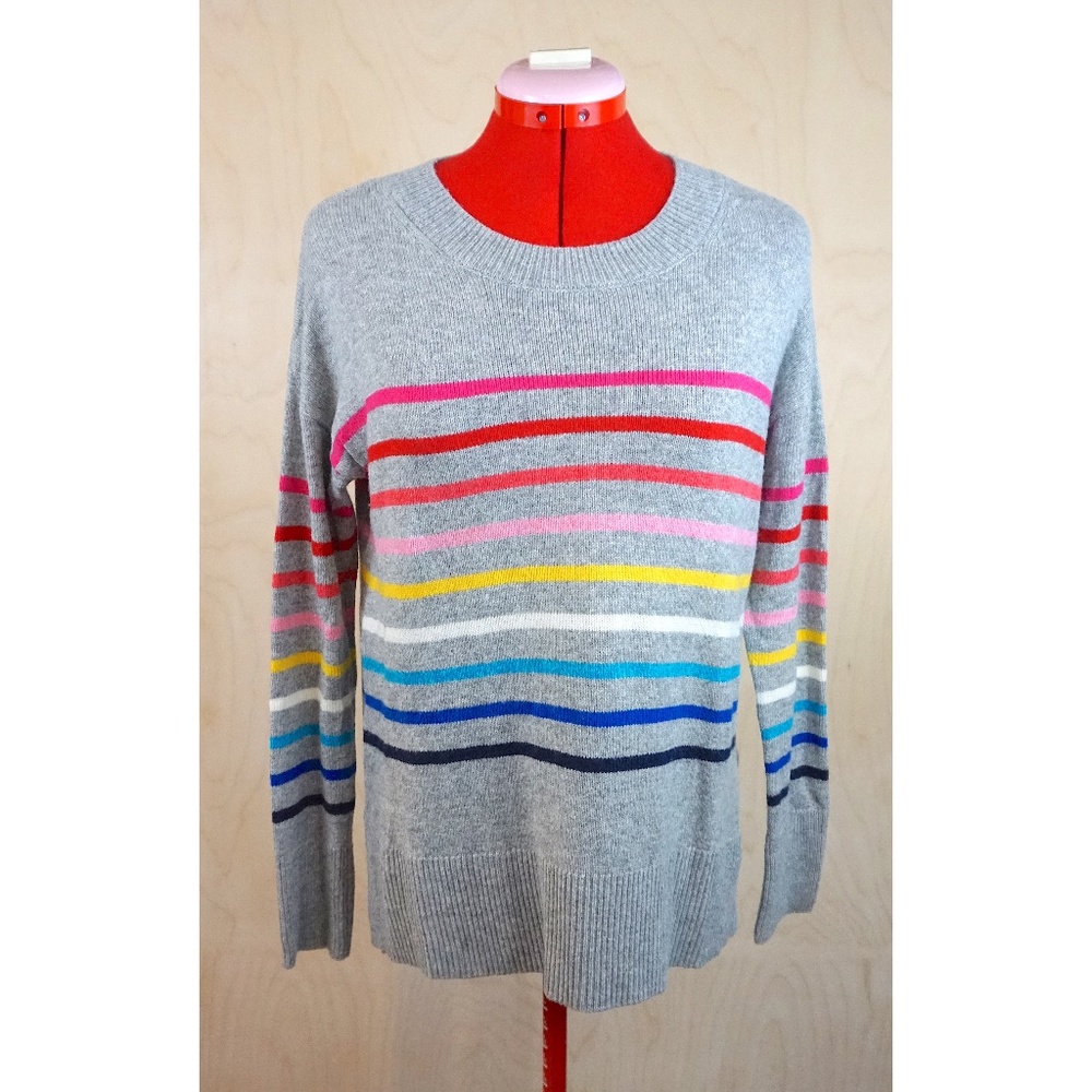 GAP "Crazy Stripe" Crewneck Pullover Sweater